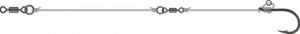 Przypon karpiowy Jaxon XTR Carp HD Hinged D-Rig Fluorocarbon AC-PCF