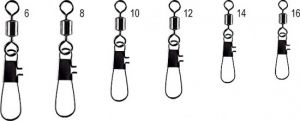 Krętlik Jaxon Strong z agrafką Interlock AJ-KA107C