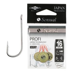 Mikado haczyk sensual - profi nr 12 red - torebka 10szt.