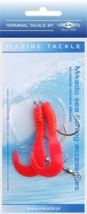 Mikado zestaw morski - pilk d-twist rig 5.5cm - hak 2x4/0 (red)