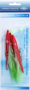 Mikado zestaw morski - belona rig 12 cm - hak 3x1/0