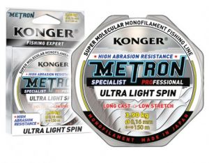 ŻYŁKA METRON SPECIALIST PRO ULTRA LIGHT SPIN 0,12/150 KONGER