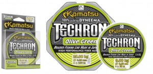 PLECIONKA TECHRON OLIVE 0.03mm/100m KAMATSU