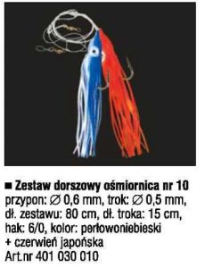 ZESTAW DORSZOWY SEAKON KONGER - 10 zestwów do wyboru