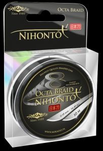 Plecionka Nihonto Octa Braid Black 15m ośmiosplotowa czarna