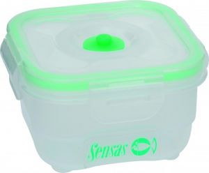 Pudełko uszczelnione próżniowe 10x10x5cm SENSAS BOITE A VIDE D\'AIR 400 ML