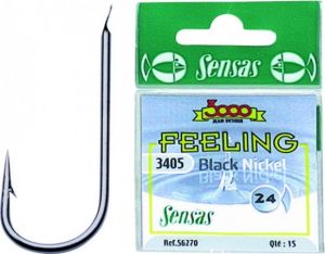 Haczyk z łopatką SENSAS 3405 BLACK Nr 18