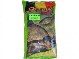 Zanęta Mondial-F Supermix Lin i Karaś Zielony 1kg