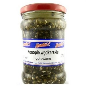Konopie gotowane haczykowe Dodatek do zanęty 315g Mondial-f