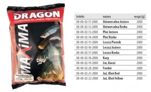 Zanęta Dragon Maxima Płoć Jezioro 2kg