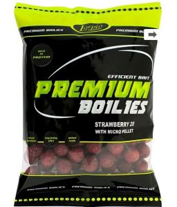 KULKI PROTEINOWE STRAWBERRY TRUSKAWKA Z MIKRO PELLETEM 20mm 200g