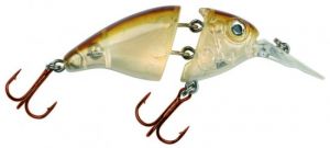 Wobler PowerCatcher Hi-Vib J-Crank 70, Transparent Bronze