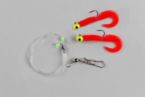 Zestaw dorszowy Twister 2-JIGS 1/0 RED