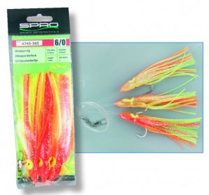 Zestaw dorszowy Octopus Orange/Yellow; 3HK; 6/0