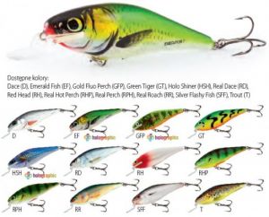 Wobler Salmo Executor Gold Fluo Perch 5cm/5g floating SR kolor GFP