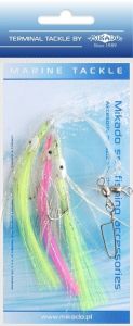 Mikado zestaw morski - octopus rig hair 7.5 cm - hak 2/0