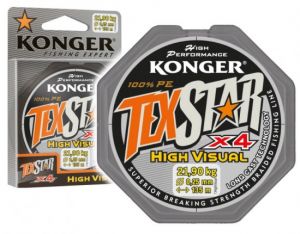 PLECIONKA TEXSTAR HIGH VISUAL 0,10/135 KONGER