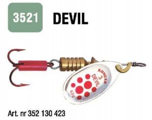 Błystka Obrotowa DEVIL nr. 3 S25 KONGER